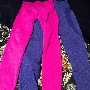 NVGTN Pink contour leggings
